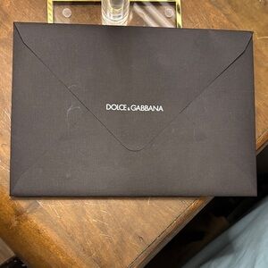 Dolce & Gabbana Men's Black Envelope Clutch